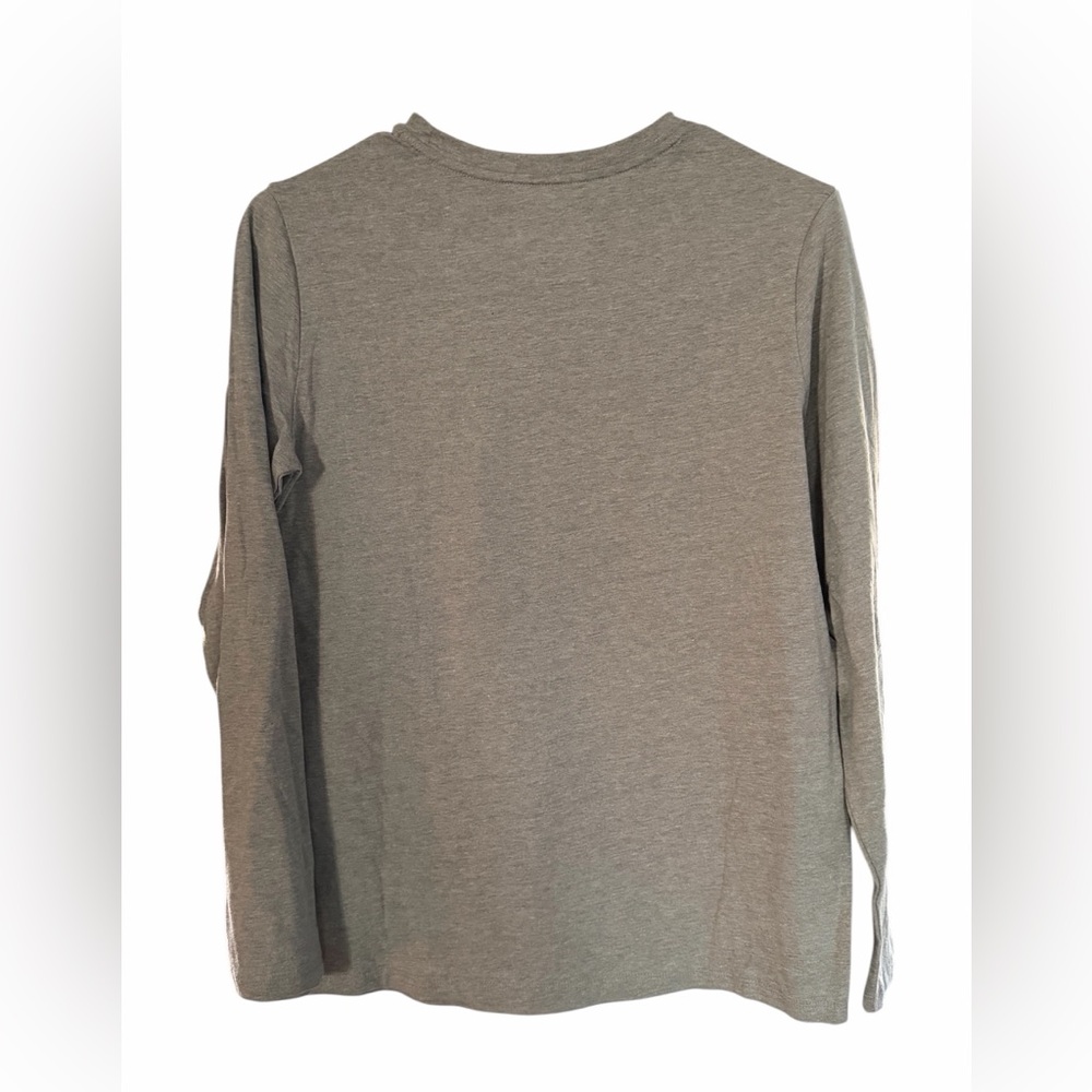 Cat & Jack ‘All Me All Day’ Light Gray Long Sleeve Tee XL (14) NWT - Picture 2 of 4